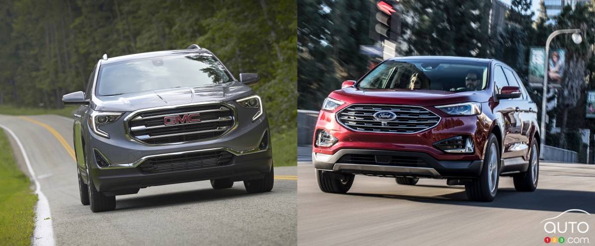 Comparaison : Ford Edge 2019 vs GMC Terrain 2019